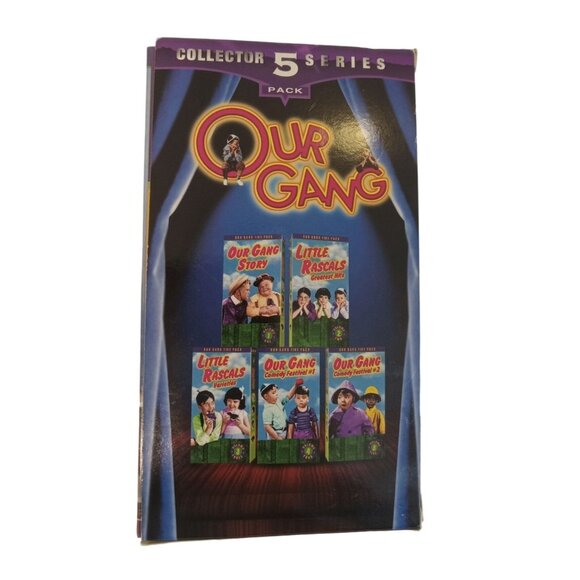 VHS Tapes Our Gang Little Rascals Greatest Hits Collector 5 Pack Series - Picture 3 of 11